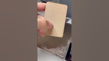 I made 3D Printed Business Cards with AzureFilm WOOD PLA?! 😂 #shorts #3dprinting #diy