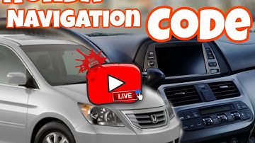 Honda Odyssey Navigation code Location #navigation #honda #odyssey  @Mrfixitanderson