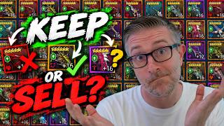 Gear Cleansing GUIDE... What To SELL & What To KEEP! RAID: Shadow Legends