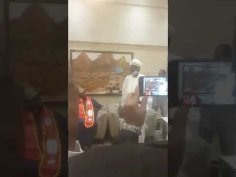 تصريحات محمد إلياس محجوب و احمد التازي في مطار الخرطوم