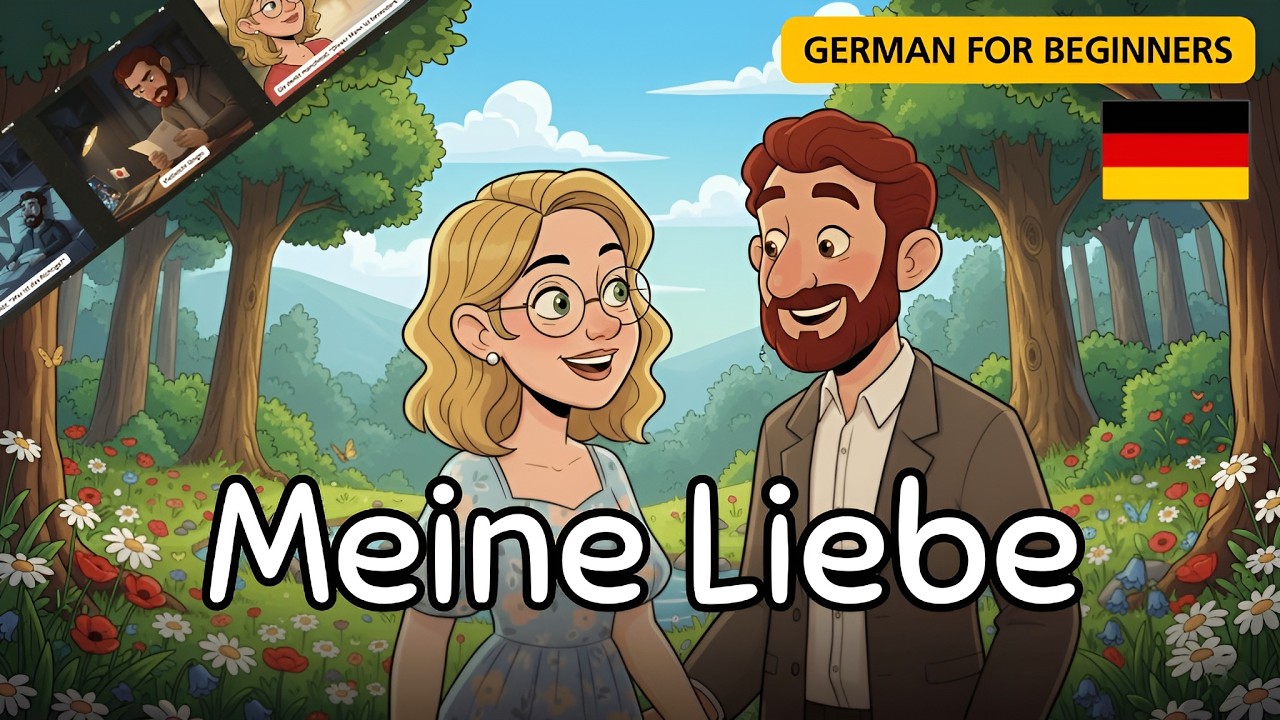 🇩🇪 Eine Romantische Liebesgeschichte❤️|  Deutsch Lernen Mit Dialogen | Deutsch Lernen Für Anfänger
