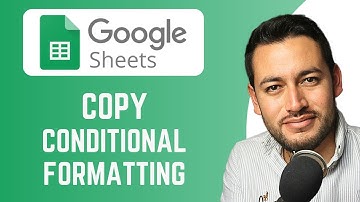 How To Copy Conditional Formatting in Google Sheets | duplicate formatting | Google Sheets Tutorial