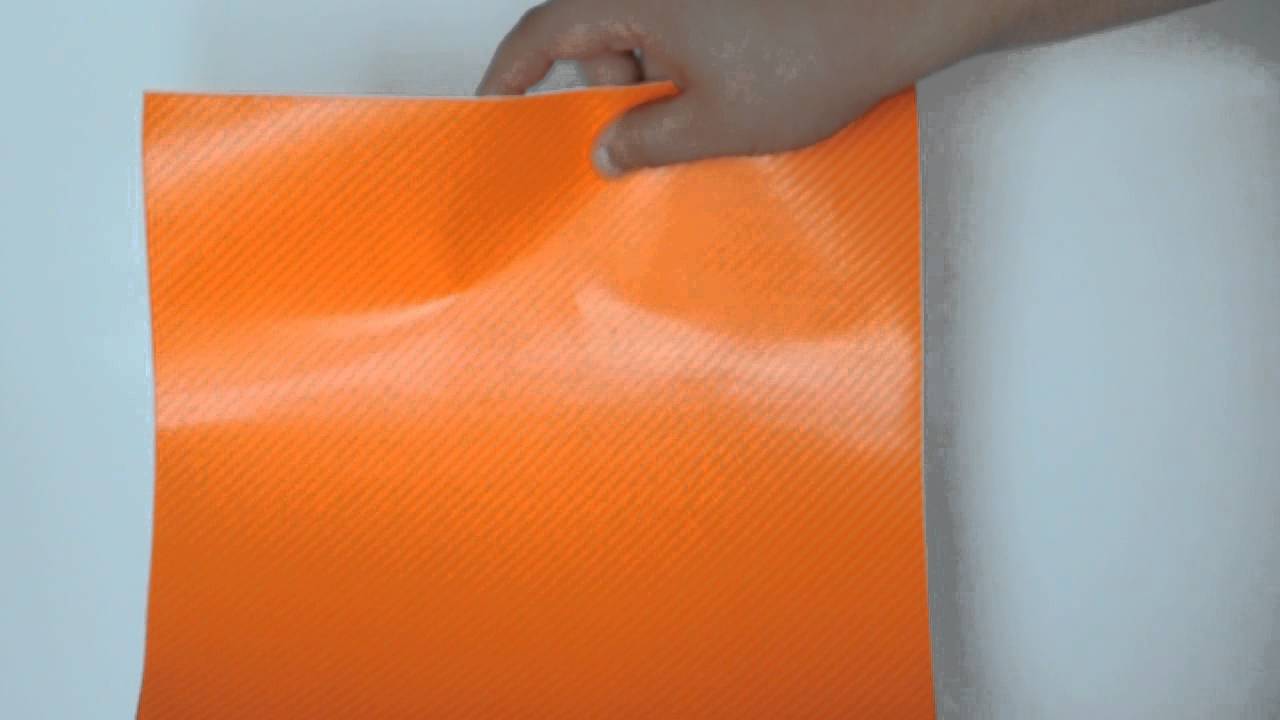 Тюнинг телефона, ноутбука, авто. Пленка z0011 4D карбон оранжевый - YouTube