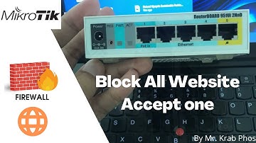 Block All websites and Accept one In Mikrotik Router