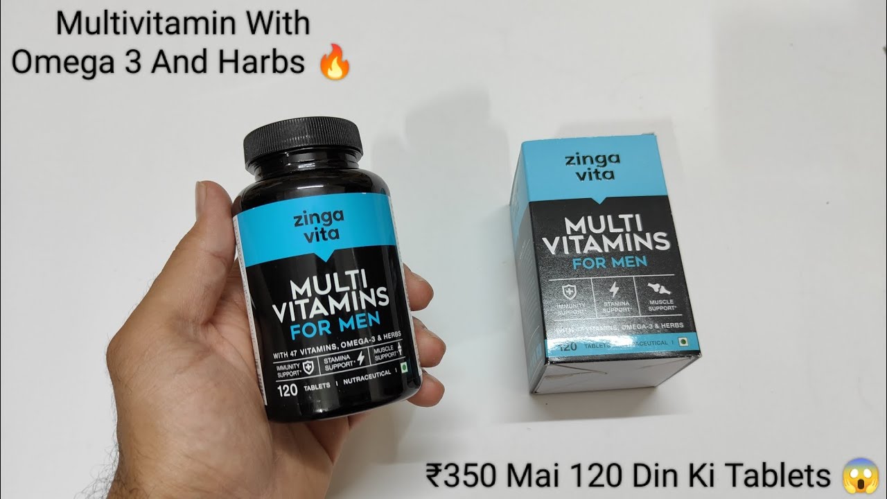ZingaVita Multivitamin With Omega 3 Benefits In Hindi इससे बेहतर नई