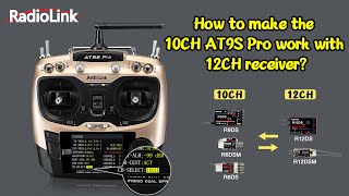 : How to make the AT9S Pro transmitter work with 12 channels receiver?