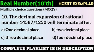 The decimal expansion of rational number 14587/1250 will terminate after @edulover123