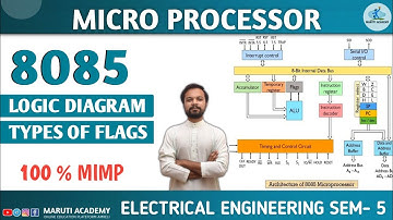 SEM-5/ Microprocessor/ CH2/ 8085 Logic Diagram/ Types of Flags / Lec 5/ Gtu Imp Question 💯..