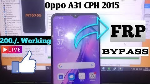 OPPO A31(Cph2015) Pattern Password Unlock Free Tool| No box,Dongle | OPPO A31 Pattern Unlock Sp Tool