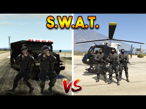 GTA 5 SWAT VS GTA 4 NOOSE ! (WHICH IS BEST?)