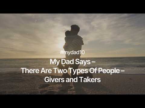 Video There are two types of people Givers and Takers