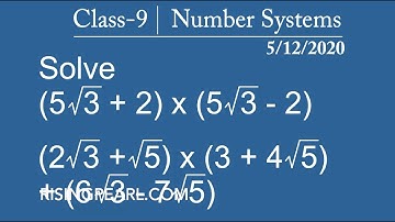 Solving difficult problems involving Irrational Numbers (CBSE Class-9 Daily Math Video)