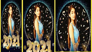 Happy New Year 2021 - Photo Editing - Happy New Year Photo - 2021 #shorts #happynewyear #newyear2021 screenshot 4