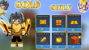 GOLD Only Challenge In DUO Bed Wars | Blockman Go Gameplay (Android , iOS)