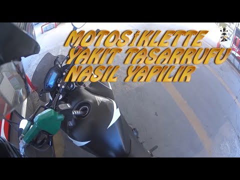 Motosiklette yakıt tasarrufu nasıl yapılır