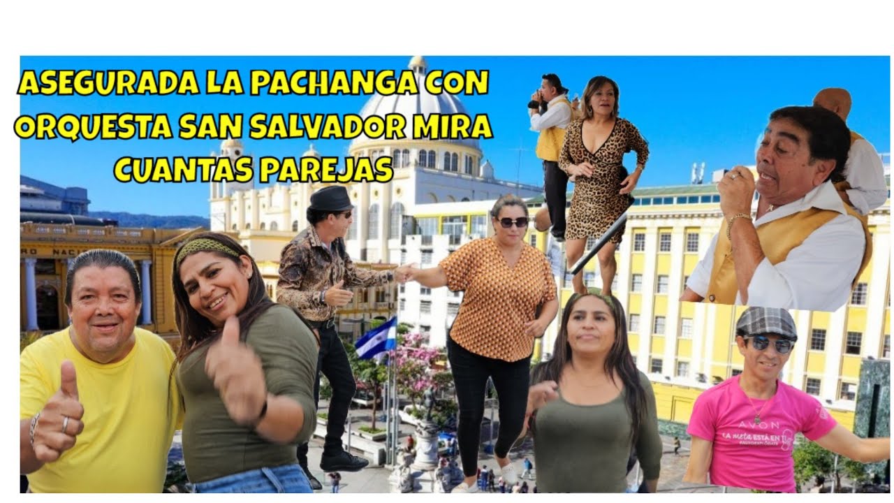 Se Arma El Baile Con Orquesta San Salvador y Mira Cuantas Parejas Lo Gozan