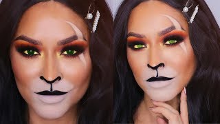 Glamorous &quot;Scar&quot; The Lion King Makeup Tutorial | Halloween Makeup