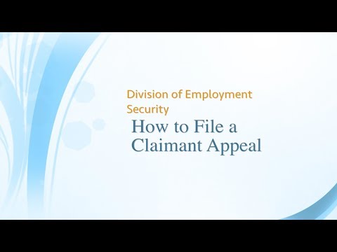 Claimant: How to file a claimant Appeal