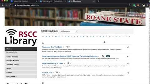 Database Tutorial: Academic OneFile (Gale)
