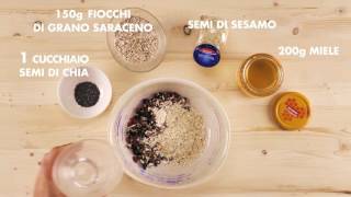Saporie.com - Video tutorial Barrette ai cereali e frutta secca