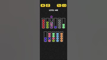 Ball Sort - Color Puzzle Game - Level 480 - Walkthrough SOLVED by RobotPlayer AI!!!