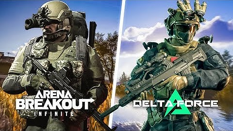 Delta Force Mobile vs Arena Breakout | Graphics, Physics, Weapons, and Meds Comparison