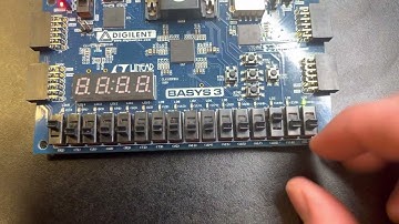Basys 3 4-to-1 Multiplexer Demo