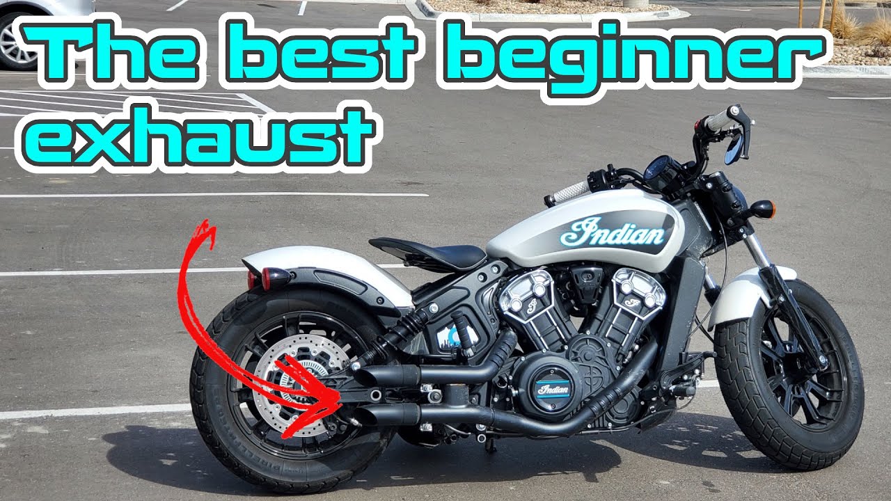 The best beginner exhaust for the Indian Scout Bobber and why you