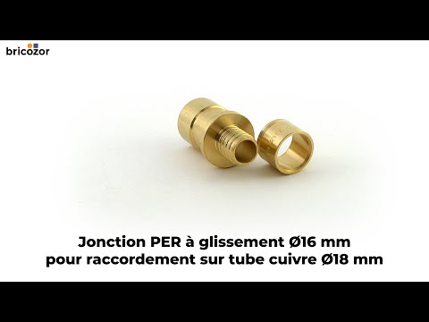 Jonction PER à glissement pour raccordement sur tube cuivre BRICOZOR