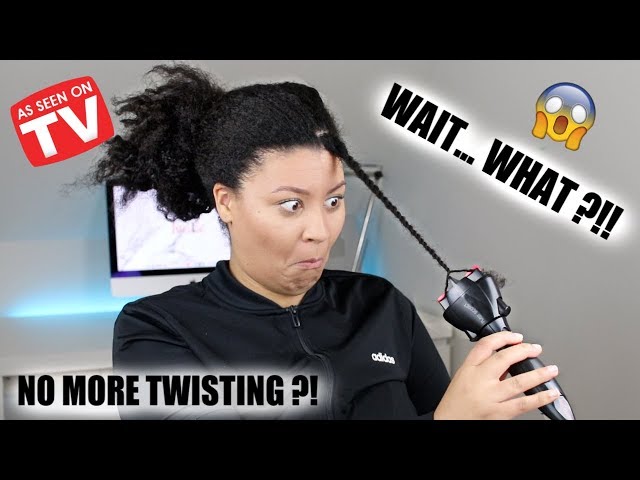 I Tried an AS SEEN ON TV HAIR TWISTING TOOL on my SHORT TAPERED HAIR