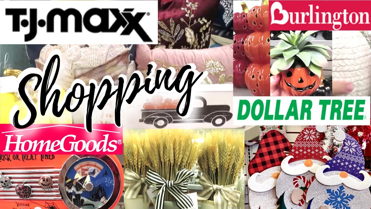 HOME GOODS, TJ MAXX, DOLLAR TREE & BURLINGTON SUPER SIZE SHOP WITH ME
