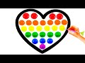 Bolalar uchun yurak chizish|Drawing a heart for kids|Рисование сердца для детей