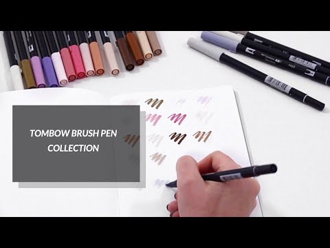 108 Tombow Dual Brush Pens & Coloring Swatches. 