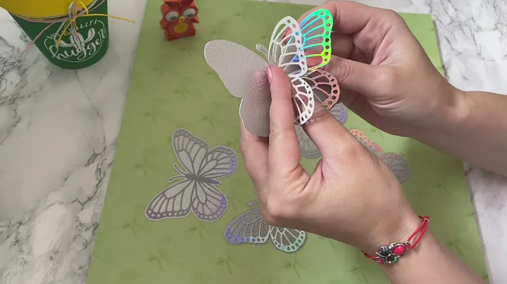 Cardstock butterflies.Cutting shapes. Cricut cut.