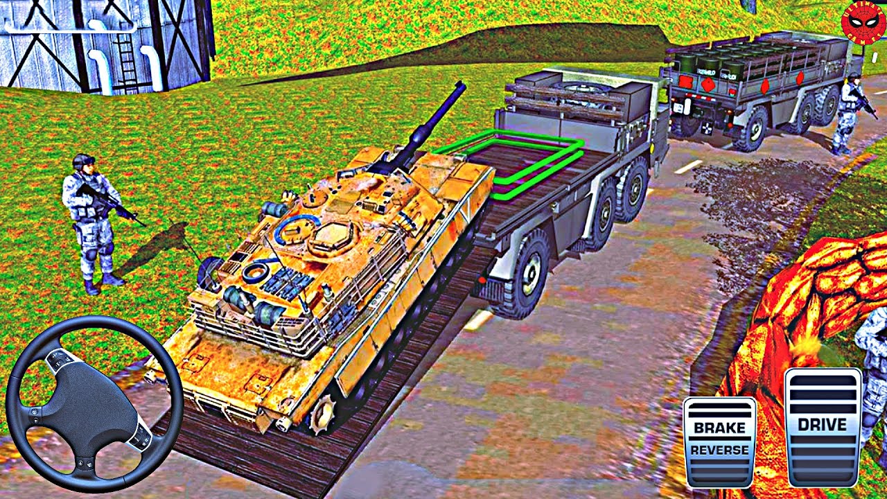 Offroad TankTransport Driving - UG Army Truck Driver Simulator - HD Android Gameplay with Sound