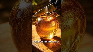 Oddly Satisfying Golden Apple Slice 🔪✨ #shorts #minecraft #goldenapple #oddlysatisfying #asmr