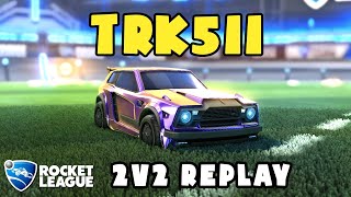 trk511 Ranked 2v2 POV #321 - trk511 & Tr3bla vs oaly. & AztraL - Rocket League Replays