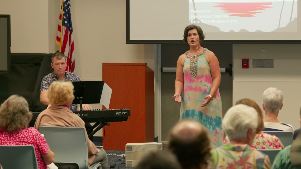 Tatiana's Ariosa, performed by soprano Jessica Moss, accompanied by Dane Noble-Rosema.
