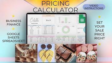 Pricing Calculator Spreadsheet Tutorial for Small Business & Handmade Sellers