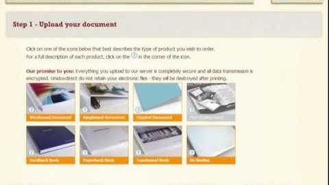 How to print online at Unidoxdirect