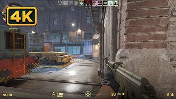 Train Map | Counter Strike 2 Gameplay 4K (No Commentary)