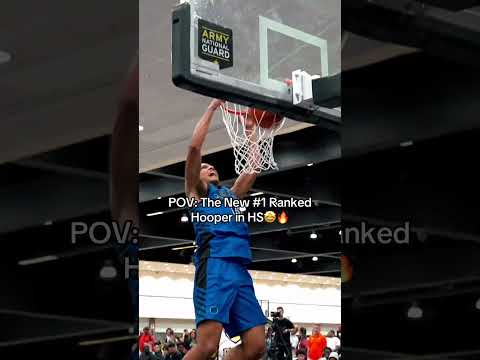 Beckham Black is now the NEW #1 ranked high school hooper🤩🔥 #fyp #aau #madehoops #beckhamblack