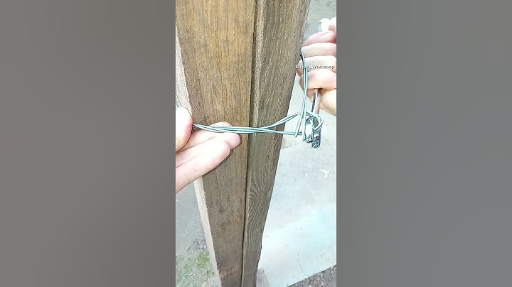 New Helpful Woodworking tips and skills  How to securely tie a wooden beams with wire #shorts