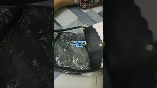 shopsy parcel unboxing| 🎁 Gray black sling bag |👜combo 😯150 rs only|#shopsy #youtube #youtubeshorts Resimi