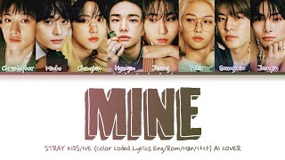 [AI COVER] How would Stray Kids sing MINE by IVE (Color Coded Lyrics Eng/Rom/Han/가사)