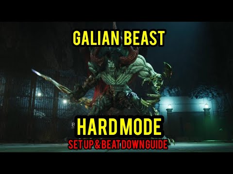 EASY Galian Beast Fight HARD MODE - Set Up & Beat Down Guide - Final ...