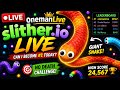 Slither.io Live 🐍 Can I Become #1 Today? 👑 #slitherio #livegaming #snakegame