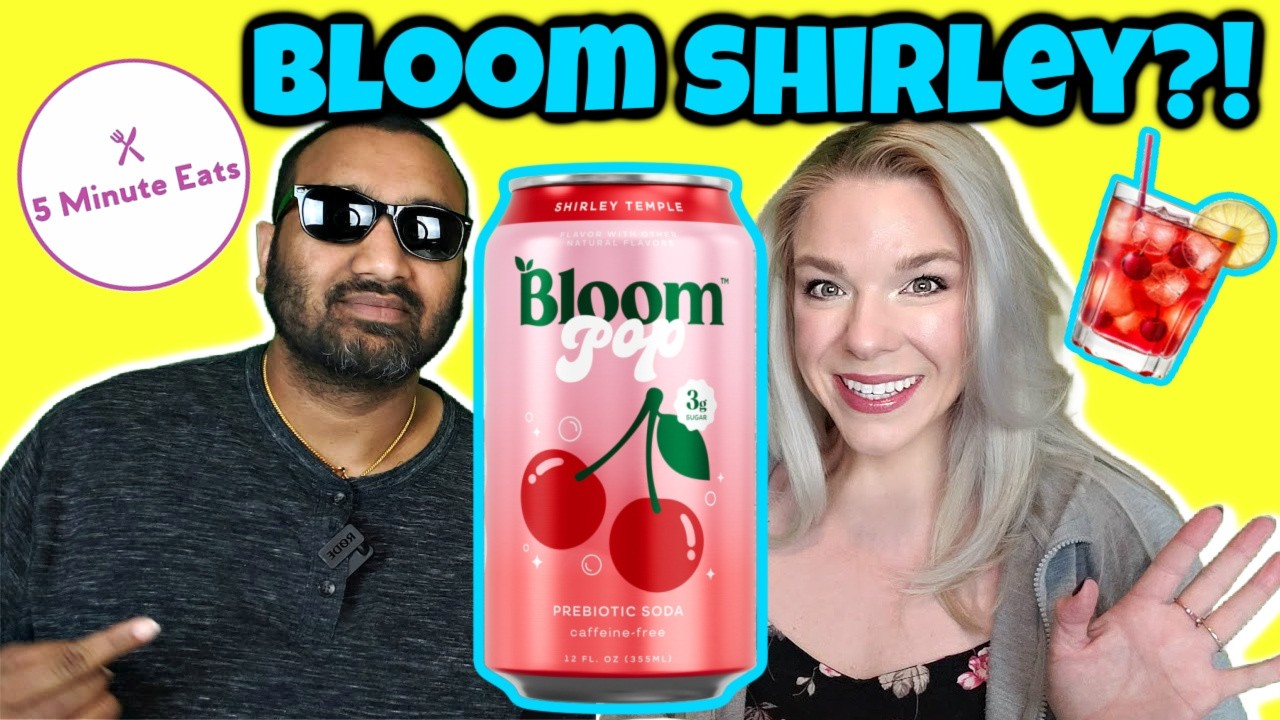 Обзор пребиотического газированного напитка Bloom Pop Shirley Temple