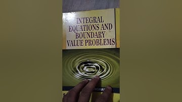 IMPORTANT TOPIC OF INTEGRAL EQUATION BOOK #CSIRNET #CSIRJRF #MATHAMETICS #MDRAISINGHANIA