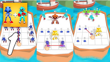 Merge Super - Monster Fight Gameplay Walkthrough #1 - Level 1 ~ 18 (Android, IOS)